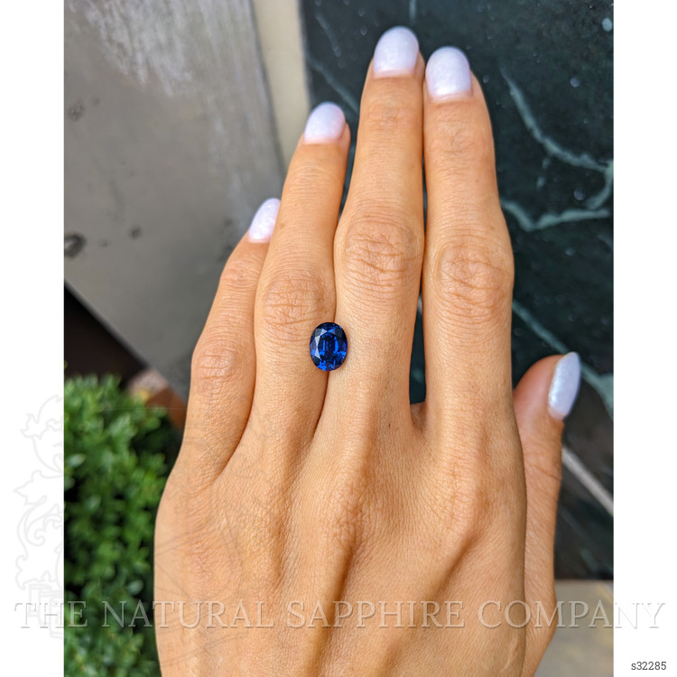 2.72 Ct. Blue Sapphire from Ceylon (Sri Lanka)