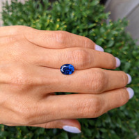 2.72 Ct. Blue Sapphire from Ceylon (Sri Lanka) Life Style