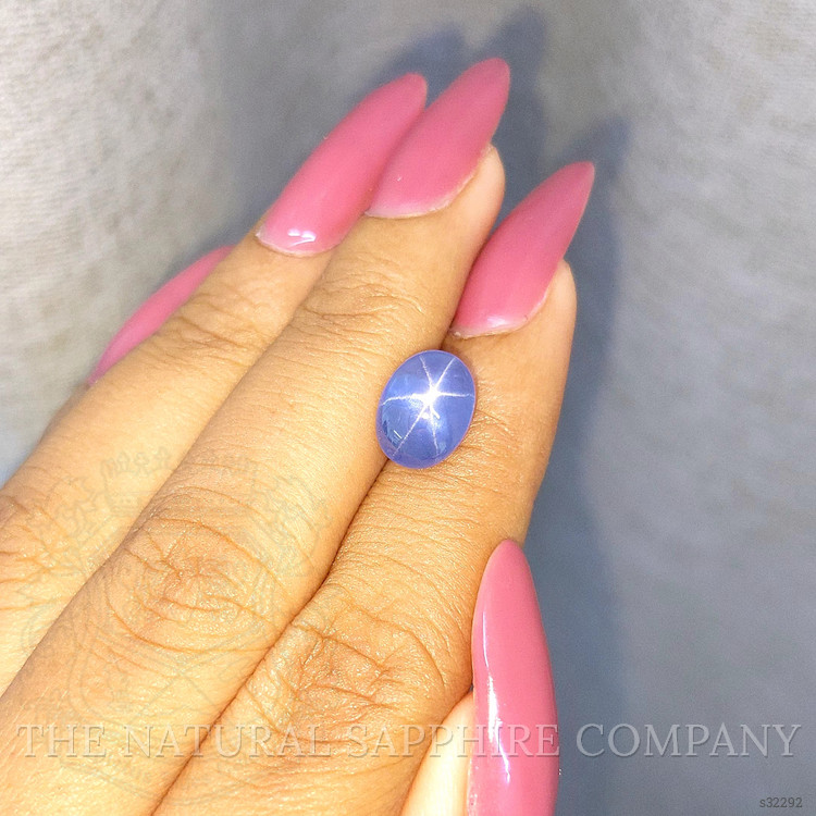 5.45 Ct. Blue Star Sapphire from Ceylon (Sri Lanka)