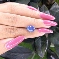 5.45 Ct. Blue Star Sapphire from Ceylon (Sri Lanka) Life Style