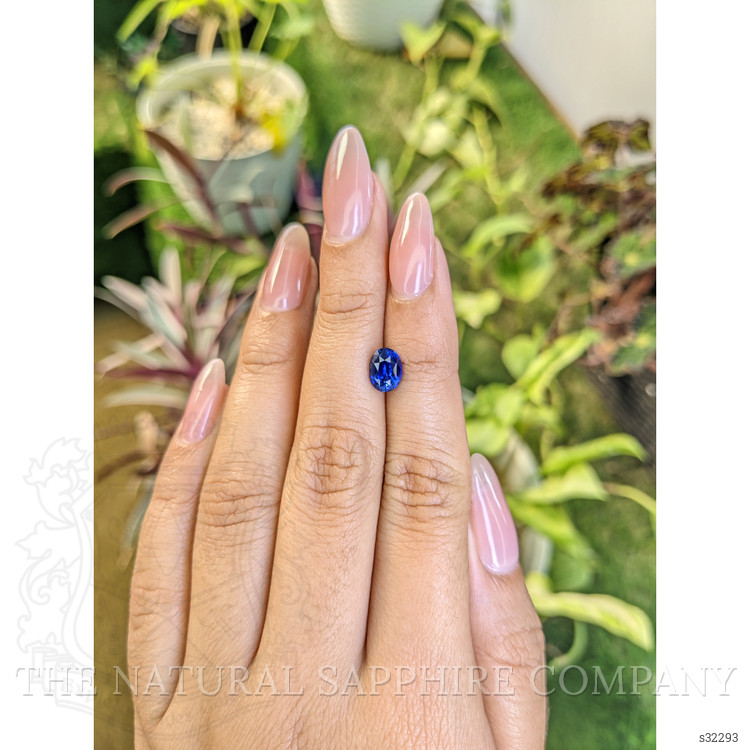 1.79 Ct. Blue Sapphire from Ceylon (Sri Lanka)