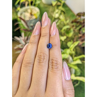 1.68 Ct. Blue Sapphire from Ceylon (Sri Lanka) Life Style