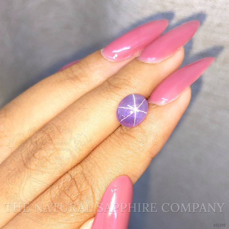 3.70 Ct. Purple Star Sapphire from Ceylon (Sri Lanka)