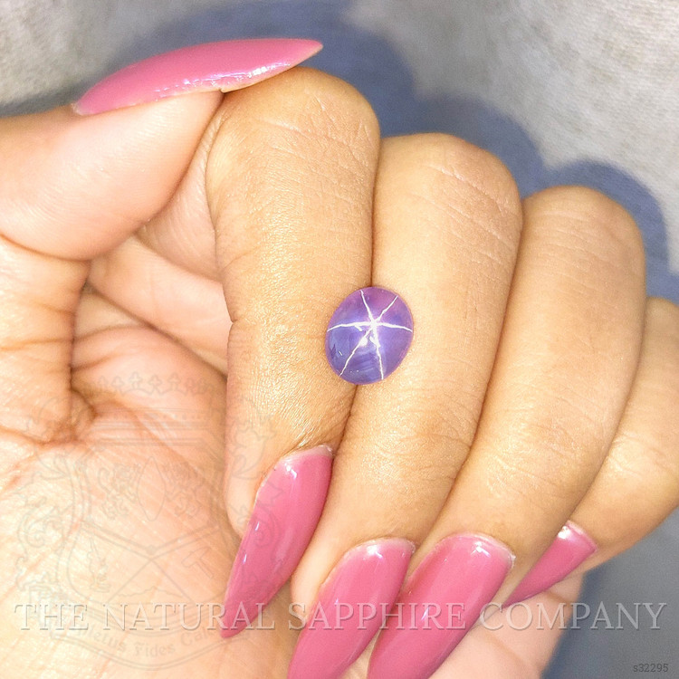3.70 Ct. Purple Star Sapphire from Ceylon (Sri Lanka)