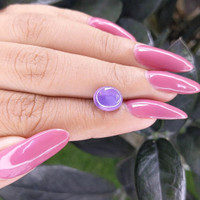 3.70 Ct. Purple Star Sapphire from Ceylon (Sri Lanka) Life Style