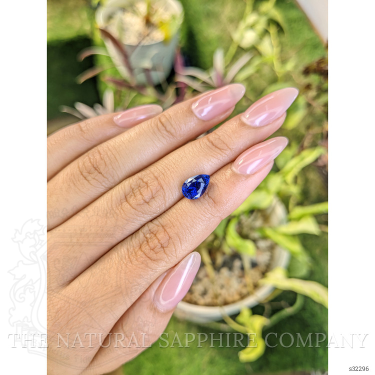 3.02 Ct. Blue Sapphire from Ceylon (Sri Lanka)