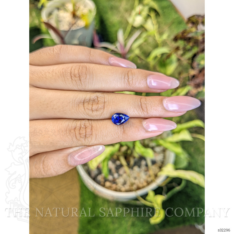 3.02 Ct. Blue Sapphire from Ceylon (Sri Lanka)