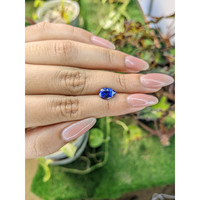 2.30 Ct. Blue Sapphire from Ceylon (Sri Lanka) Life Style