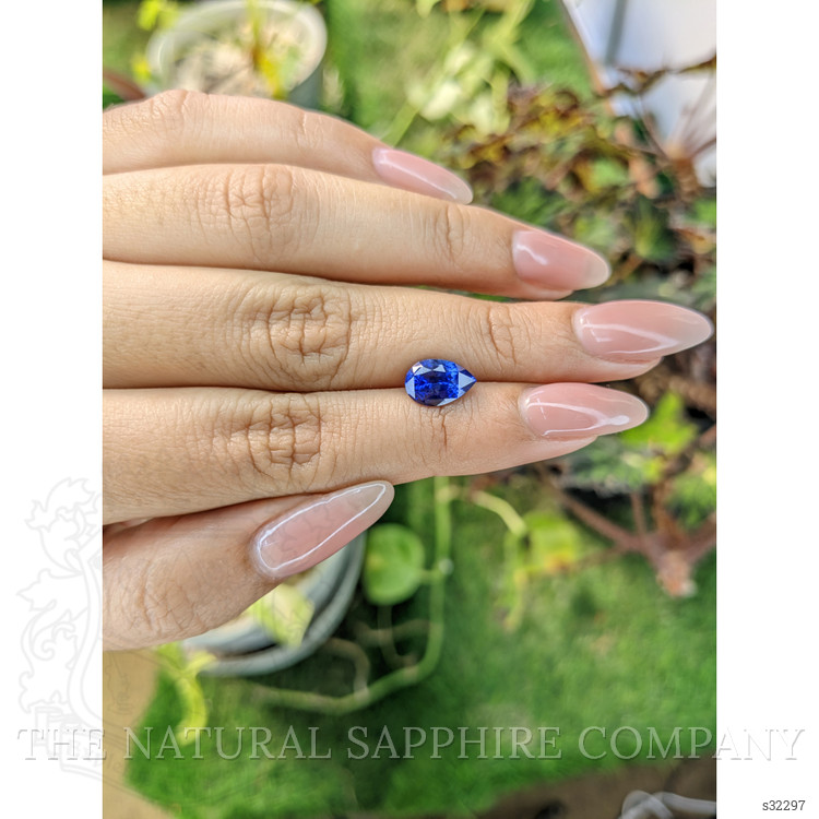 2.30 Ct. Blue Sapphire from Ceylon (Sri Lanka)
