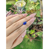 2.30 Ct. Blue Sapphire from Ceylon (Sri Lanka) Life Style