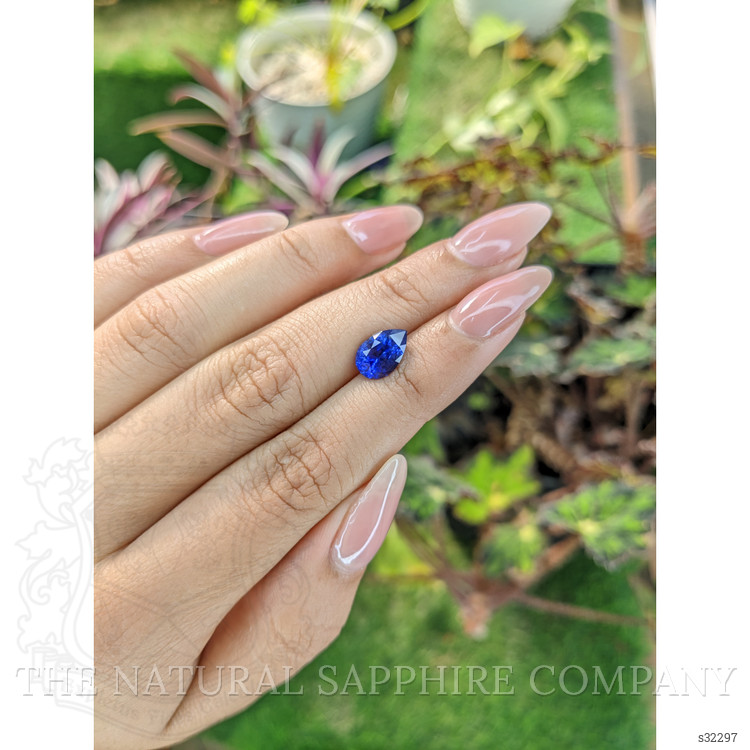2.30 Ct. Blue Sapphire from Ceylon (Sri Lanka)