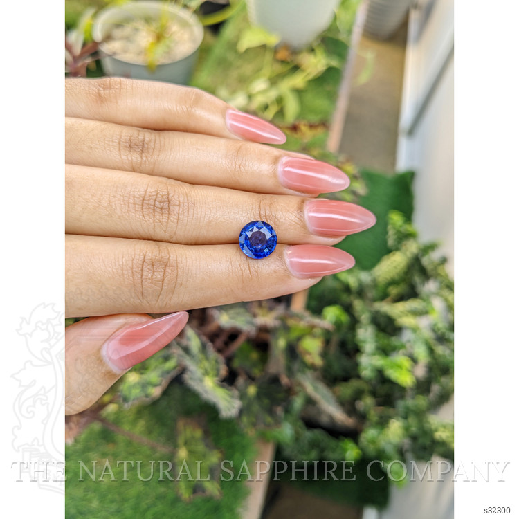3.19 Ct. Blue Sapphire from Ceylon (Sri Lanka)