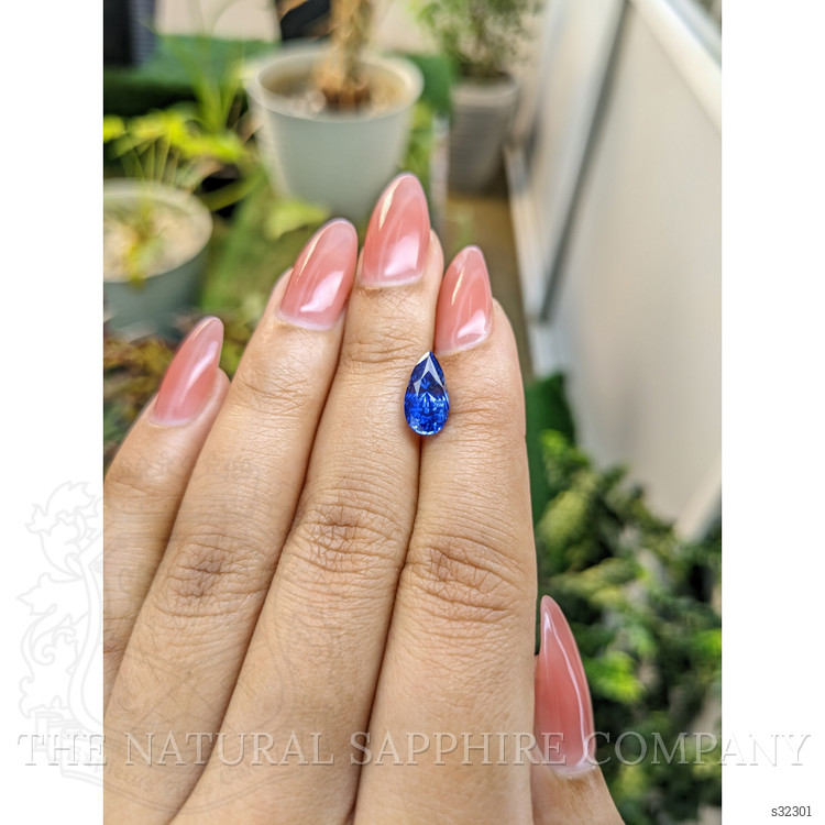 2.79 Ct. Blue Sapphire from Ceylon (Sri Lanka)