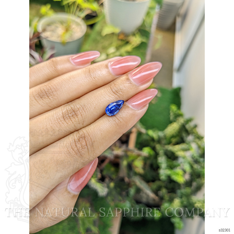 2.79 Ct. Blue Sapphire from Ceylon (Sri Lanka)