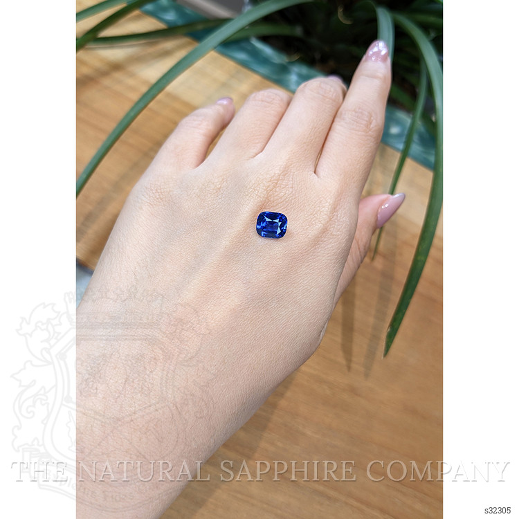 3.12 Ct. Blue Sapphire from Ceylon (Sri Lanka)