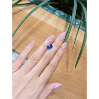 3.04 Ct. Blue Sapphire from Ceylon (Sri Lanka) Life Style