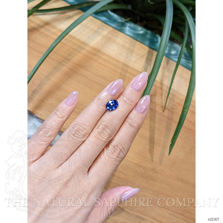 3.04 Ct. Blue Sapphire from Ceylon (Sri Lanka)