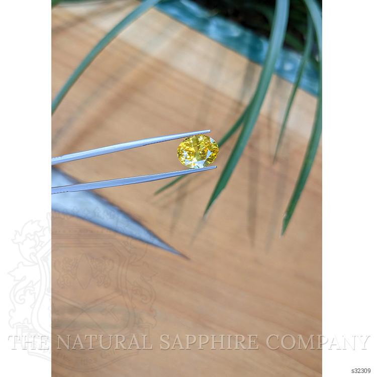 8.08 Ct. Yellow Sapphire from Ceylon (Sri Lanka)