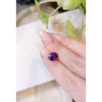 3.09 Ct. Purple Sapphire from Ceylon (Sri Lanka) Life Style