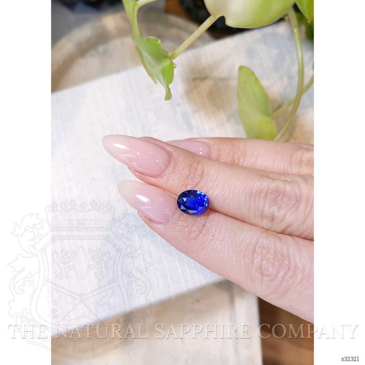 3.09 Ct. Blue Sapphire from Ceylon (Sri Lanka)