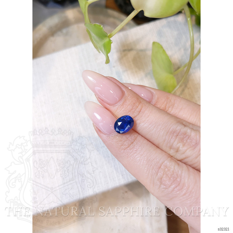 3.09 Ct. Blue Sapphire from Ceylon (Sri Lanka)