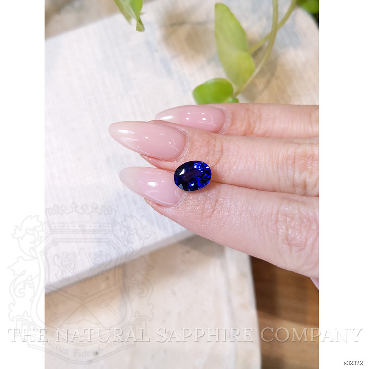 3.54 Ct. Blue Sapphire from Ceylon (Sri Lanka)