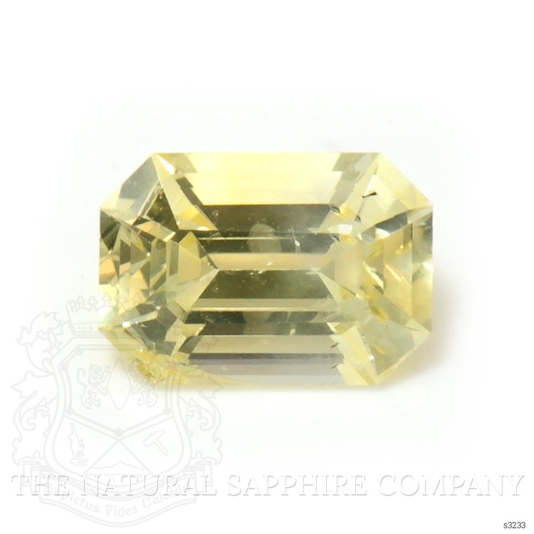 0.83 Ct. Yellow Sapphire from Ceylon (Sri Lanka)