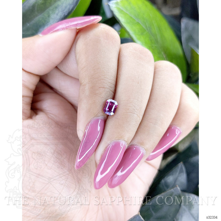1.04 Ct. Purplish Pink Sapphire from Madagascar