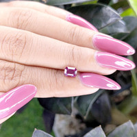 1.04 Ct. Purplish Pink Sapphire from Madagascar Life Style