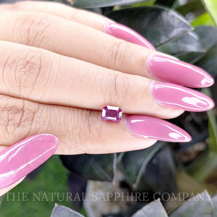 1.04 Ct. Purplish Pink Sapphire from Madagascar