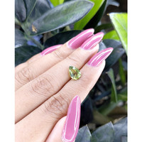 2.03 Ct. Green Sapphire from Madagascar Life Style