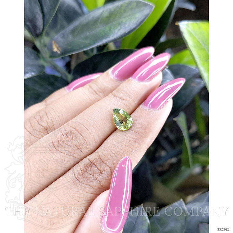 2.03 Ct. Green Sapphire from Madagascar