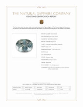 1.29 Ct. Greenish Blue Sapphire from Montana Scan Report