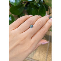 1.29 Ct. Greenish Blue Sapphire from Montana Life Style