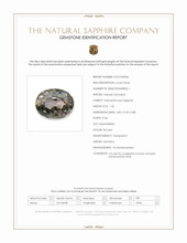 1.32 Ct. Bi Color Sapphire from Montana Scan Report
