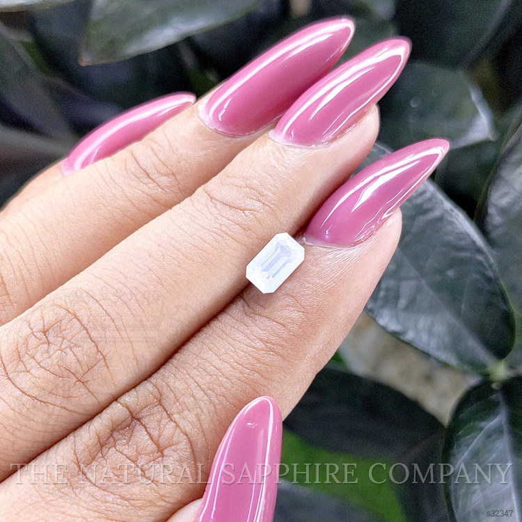 1.07 Ct. White Sapphire from Ceylon (Sri Lanka)