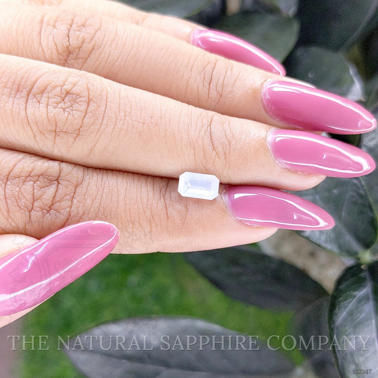 1.07 Ct. White Sapphire from Ceylon (Sri Lanka)