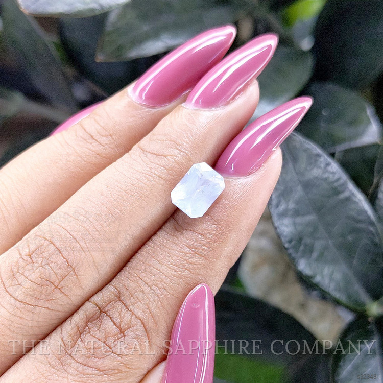2.51 Ct. White Sapphire from Ceylon (Sri Lanka)