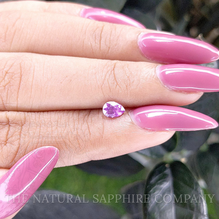 0.52 Ct. Pinkish Purple Sapphire from Ceylon (Sri Lanka)