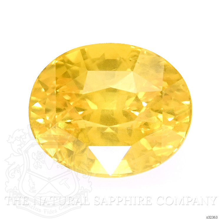 0.64 Ct. Yellow Sapphire from Ceylon (Sri Lanka)