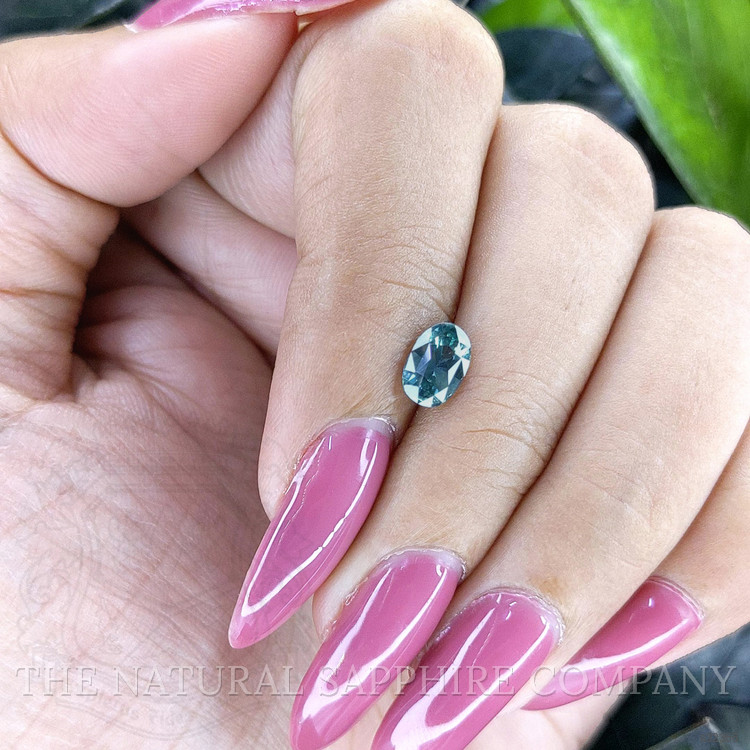 1.03 Ct. Bluish Green Sapphire from Madagascar