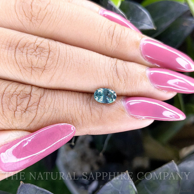 1.03 Ct. Bluish Green Sapphire from Madagascar