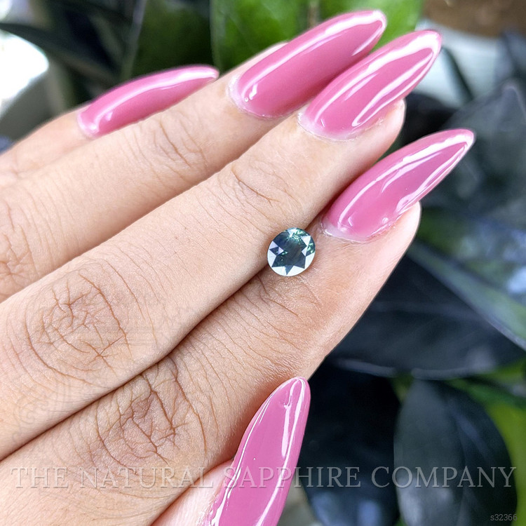 1.06 Ct. Bluish Green Sapphire from Madagascar