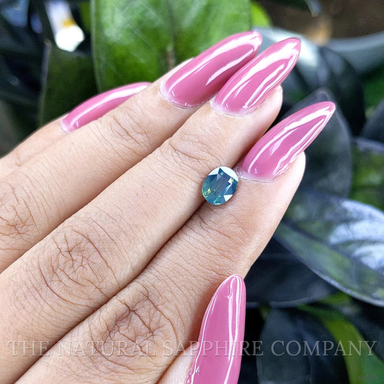 1.05 Ct. Bluish Green Sapphire from Madagascar