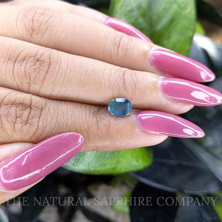 1.05 Ct. Bluish Green Sapphire from Madagascar