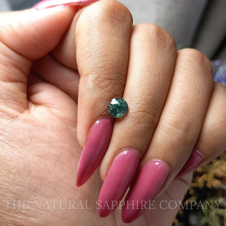 0.99 Ct. Bluish Green Sapphire from Madagascar