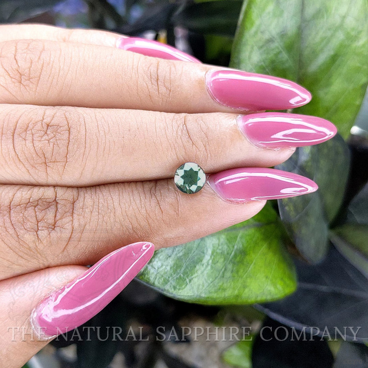 0.99 Ct. Bluish Green Sapphire from Madagascar
