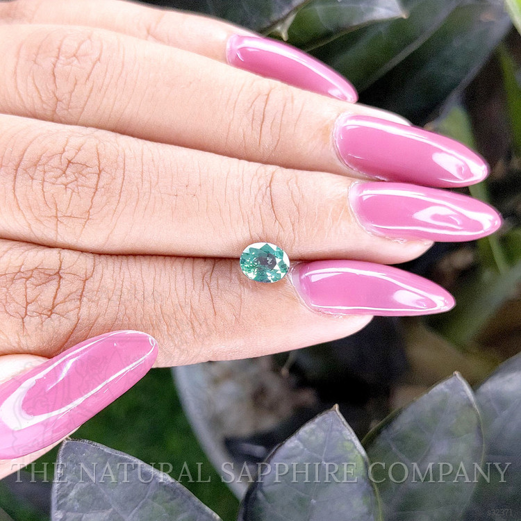 0.99 Ct. Greenish Blue Sapphire from Madagascar