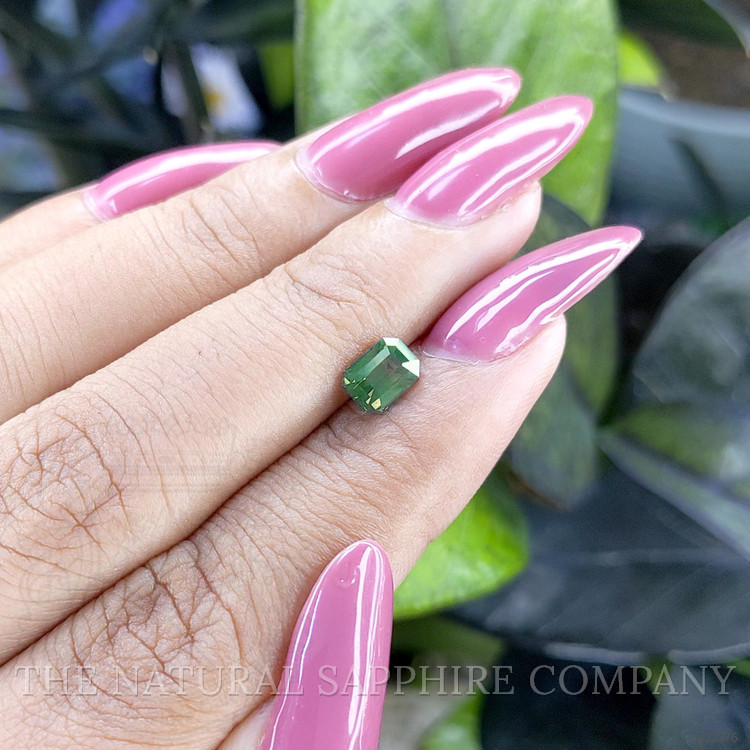 0.92 Ct. Bluish Green Sapphire from Madagascar