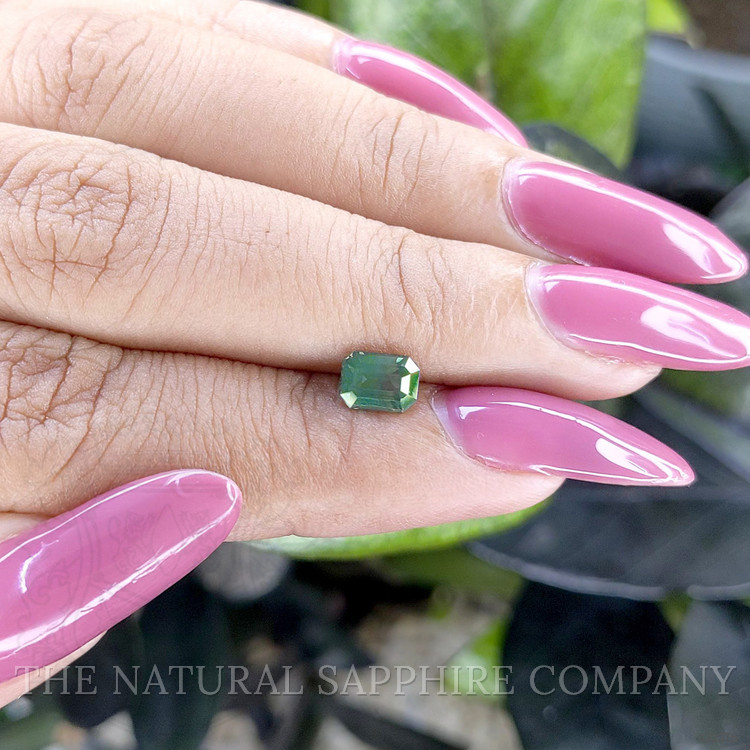 0.92 Ct. Bluish Green Sapphire from Madagascar